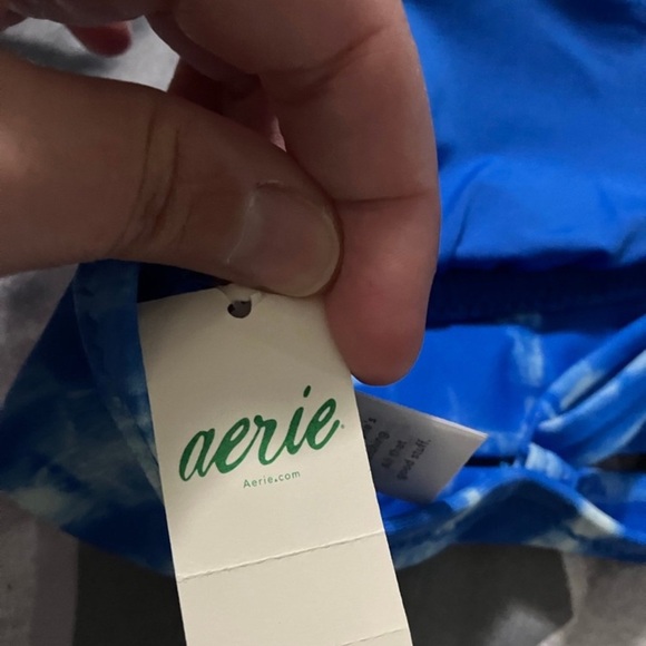 Aerie Blue Triangle Bikini Top - Picture 5 of 6